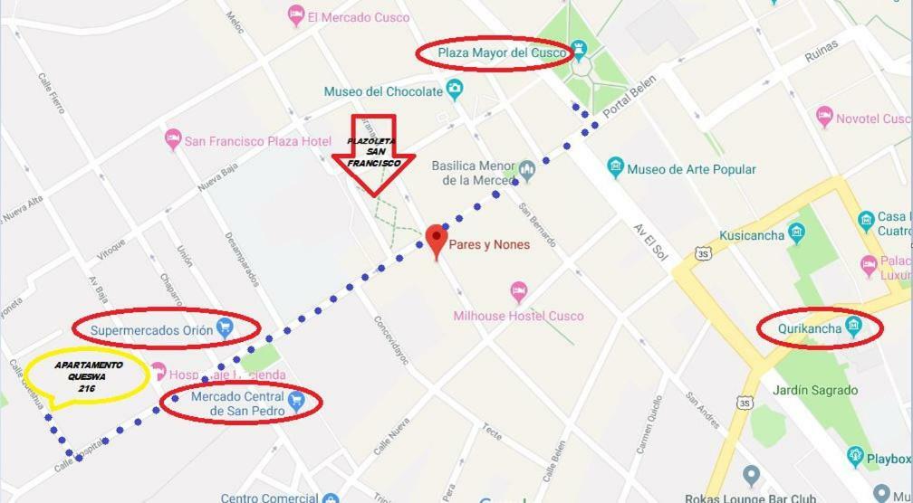 Apartamento Cusco Queswa מראה חיצוני תמונה
